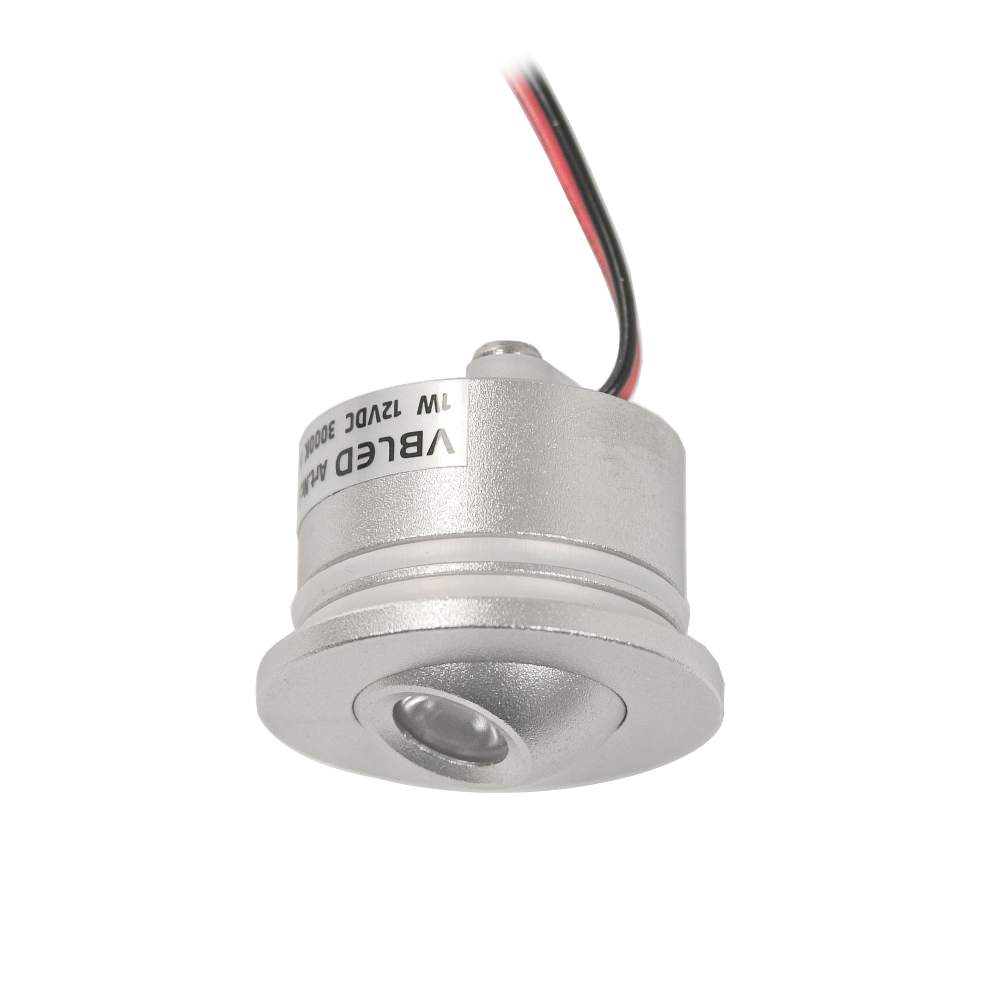 1W LED Mini Einbauspot - FOCOS Minispot - 12V DC - IP44 - 3000K